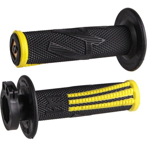 ODI EMIG2 PRO Lock On V2 Grip Yellow Black For Husqvarna FS 250 2016-2025